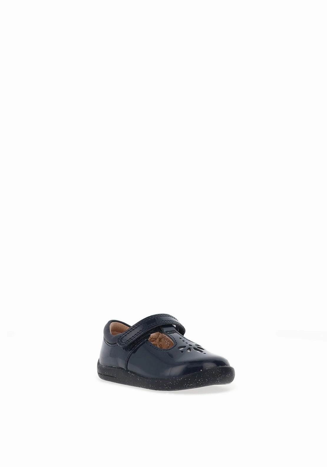 Start Rite Baby Girls Patent Puzzle T-Bar Shoe, Navy