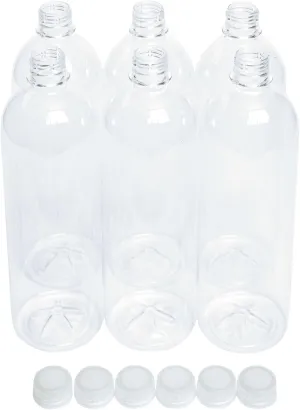Steve Spangler's 1 Liter Soda Bottles - 6 Pack - for Science Experiment Use
