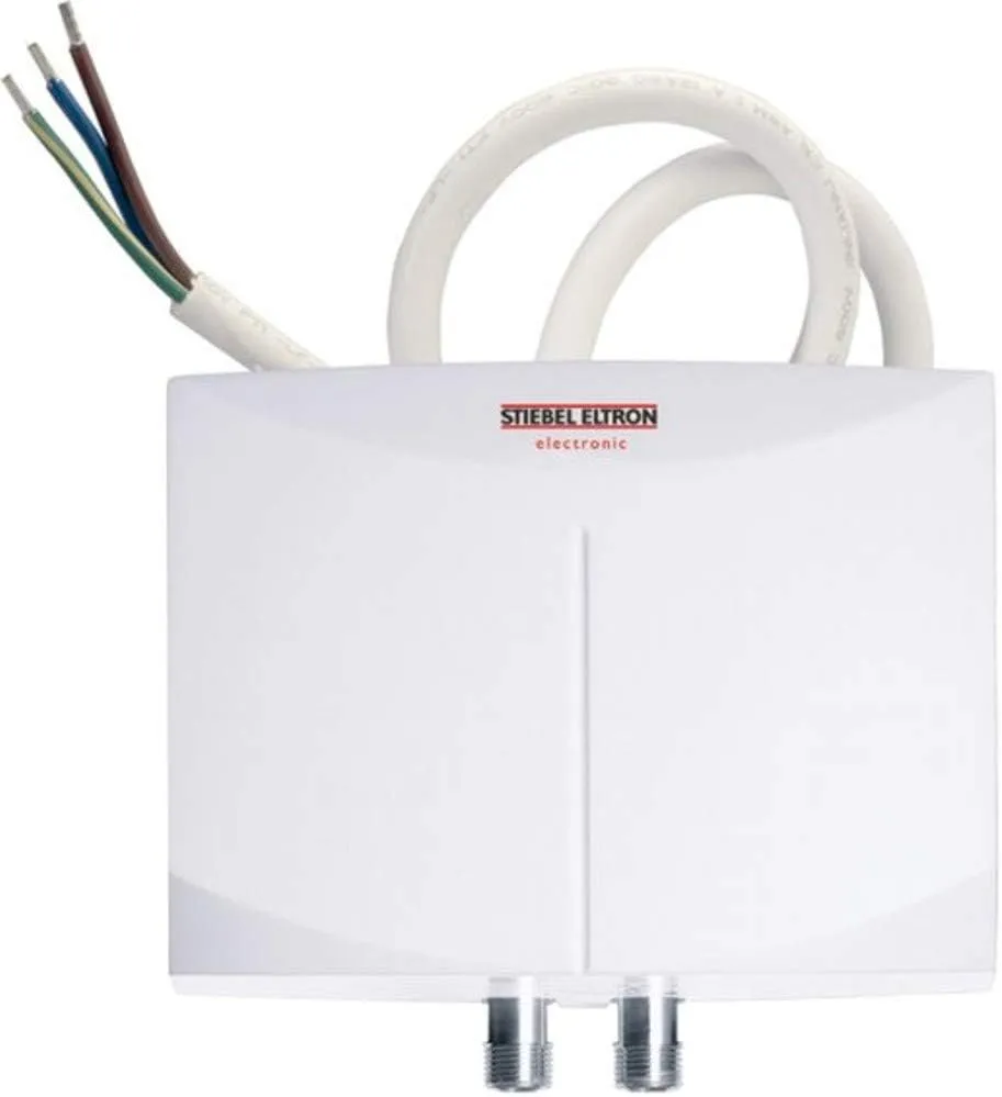 Stiebel Eltron 236010 Model Mini-E 3-1 Thermostatic Handwashing Sink Tankless Electric Water Heater, 120V, 3.0kW, 25A, 0.026 Gallon Water Volumen, 150 psi/10 BAR Working Pressure