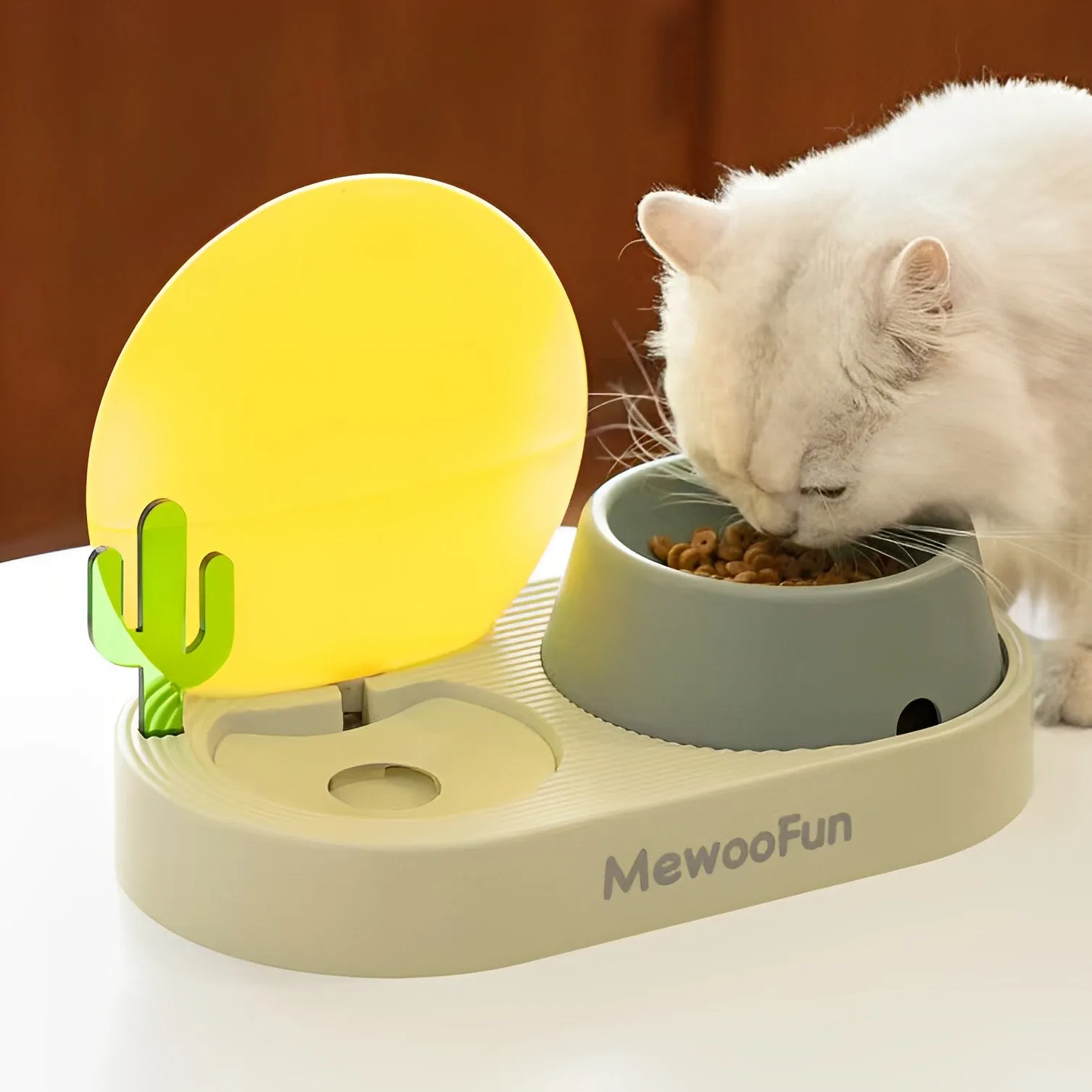 Sunset Cactus Creative Pet Food Bowl