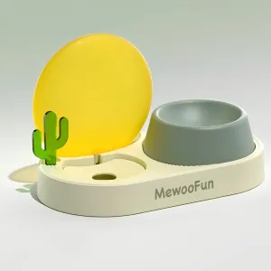 Sunset Cactus Creative Pet Food Bowl