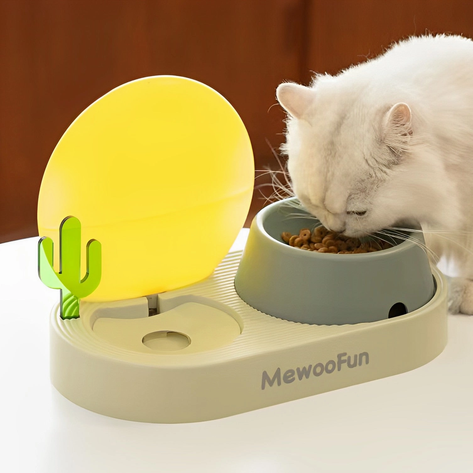 Sunset Cactus Creative Pet Food Bowl