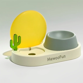 Sunset Cactus Creative Pet Food Bowl