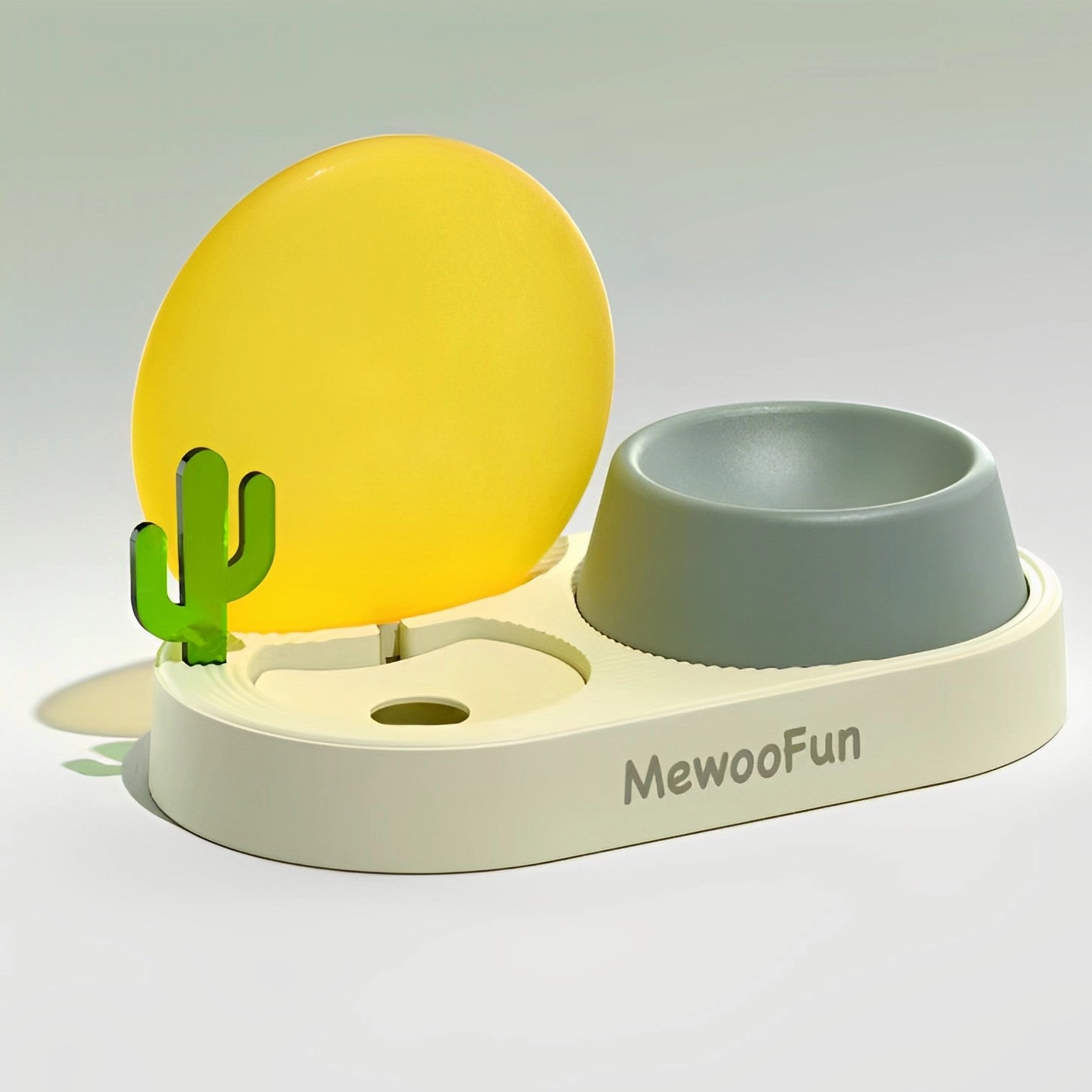 Sunset Cactus Creative Pet Food Bowl