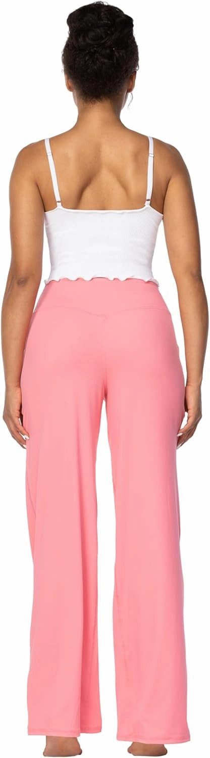 Sunzel Wide Leg Pants Women High Waist Yoga Pants with Pockets Stretch Loose Comfy Casual Lounge Sweatpants