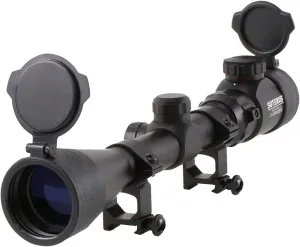 Sutekus Tactical Scope 3-9x40 Rangefinder Red & Green Illuminated Optics Reticle Crosshair Scope with 0.79"(20mm) Free Mounts