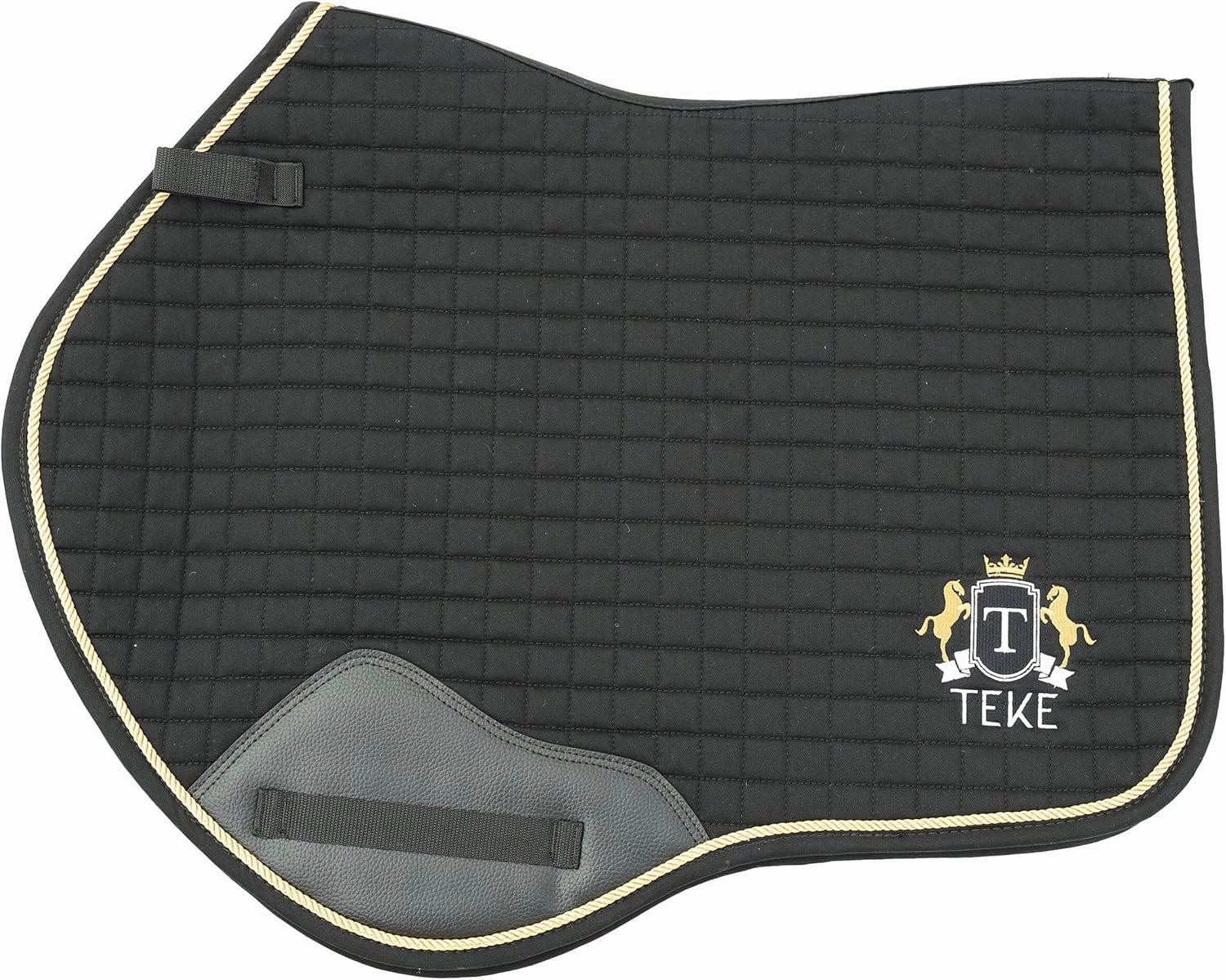 T TEKE Close Contact Saddle Pads,100% Cotton English Saddle Pads for Horses with Moisture-Wicking and Breathable Lining