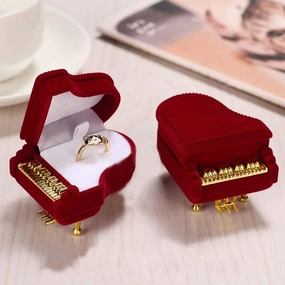 TEmkin Girls Jewelry Box Jewelry Organizer Jewelry Cabinet Jewelry Box Velvet Piano Ring Earring Pendant Boxes Women Engagement Wedding Gift Watch Box