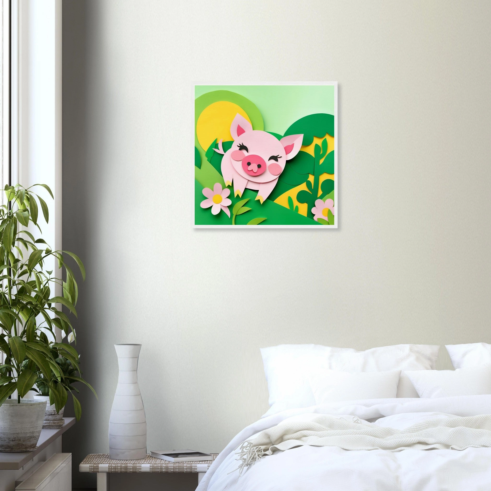 The beauty of paper animal art: Piglet