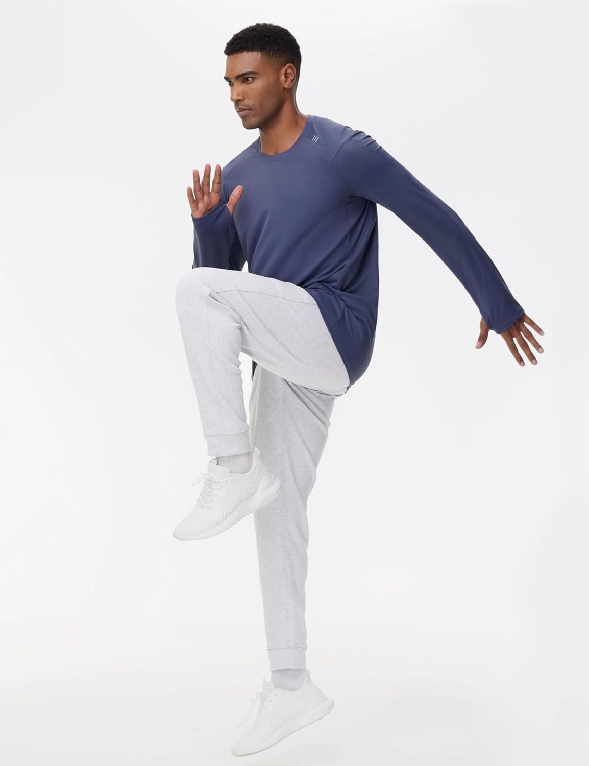 THE GYM PEOPLE Mens' Fleece Joggers Pants with Deep Pockets in Loose-fit Style