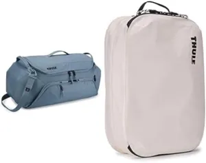Thule RoundTrip Bike Duffel 55L with Clean/Dirty Packing Cube Travel Set