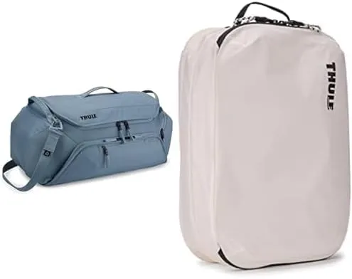 Thule RoundTrip Bike Duffel 55L with Clean/Dirty Packing Cube Travel Set