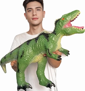 Toddler Big Dinosaur Toy - 29 inch Large Giganotosaurus Dinosaur Toys, Giant Inflatable Dinosaur Toys for Kids 3-5, Dinosaur Party Birthday Gifts for Boys Girls