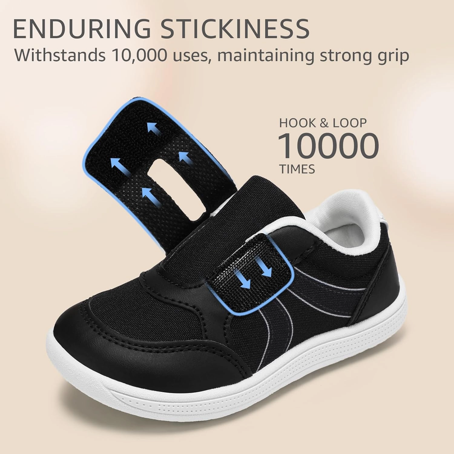 Toddler Wide Toe Box Barefoot Shoes Boys Girls Sneakers Kids Tennis Shoes Preschool Non Slip Lightweight Comfortable First Walking Shoes Running Outdoor Activities
