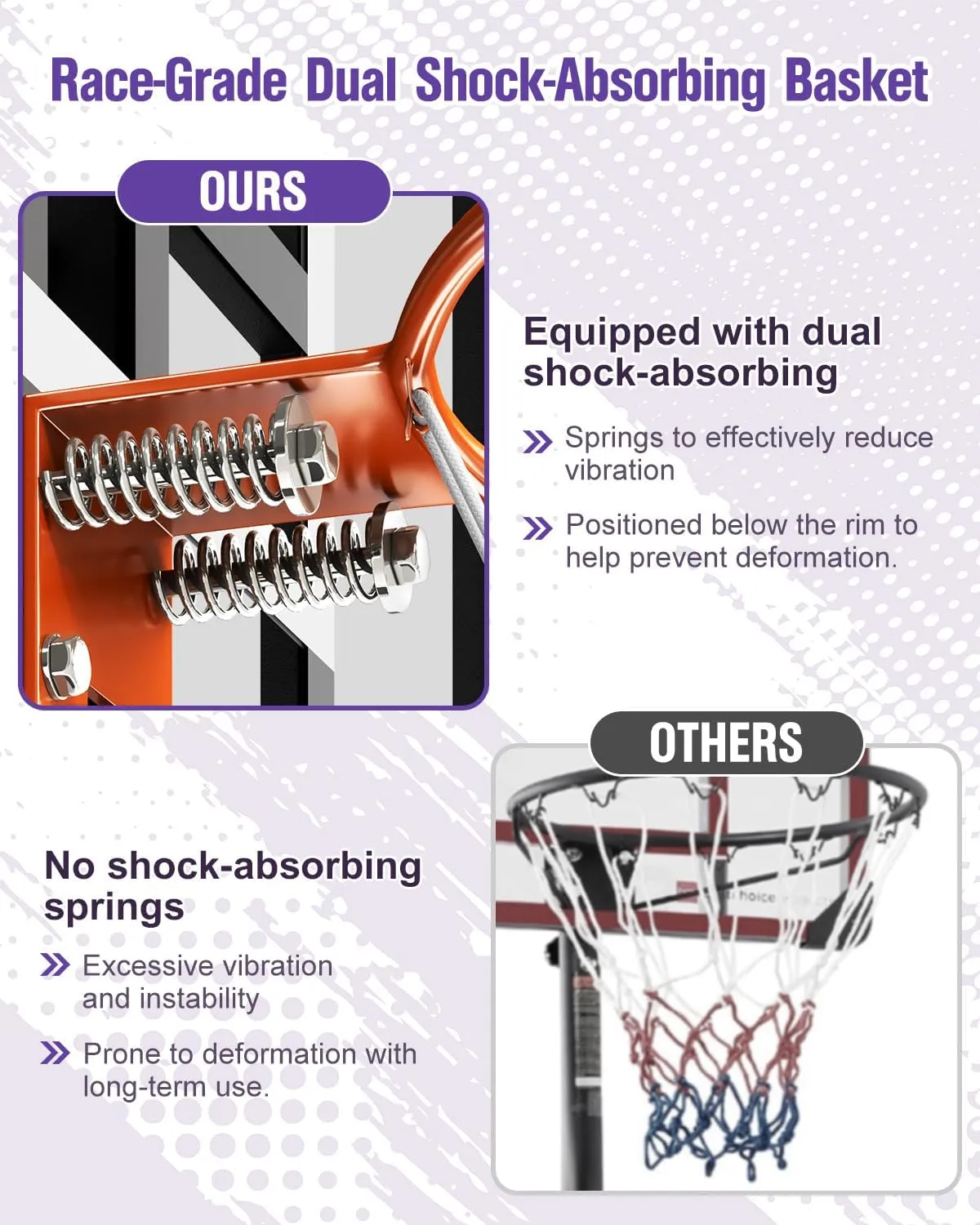 TONBUX Basketball Hoop 10FT Adjustable Easily, Basketball Goal System for Kids Teens Youth Adults, Portable Hoops & Goals Outdoor with PC Backboard and Wheels