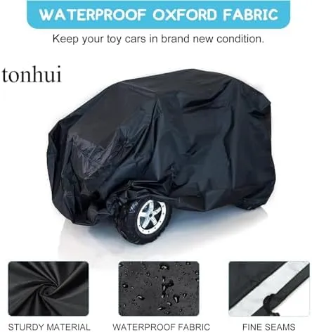 tonhui Kids Ride-On Toy Car Cover, Outdoor Wrapper Resistant Protection for Electric Battery Powered Children Wheels Toy Vehicles - Universal Fit, Water Resistant