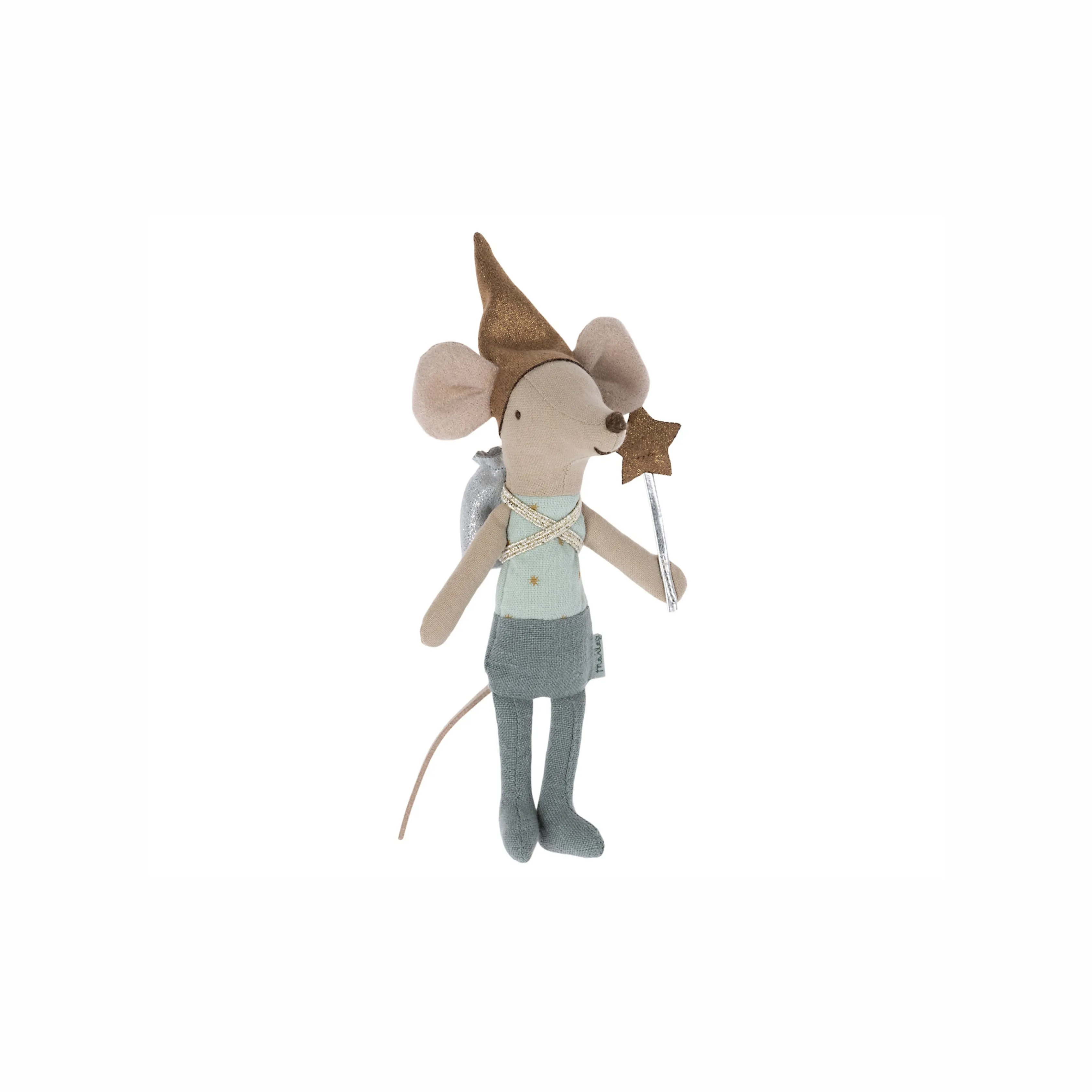 Tooth Fairy Mouse in Matchbox in Blue