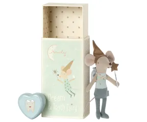 Tooth fairy mouse in matchbox
