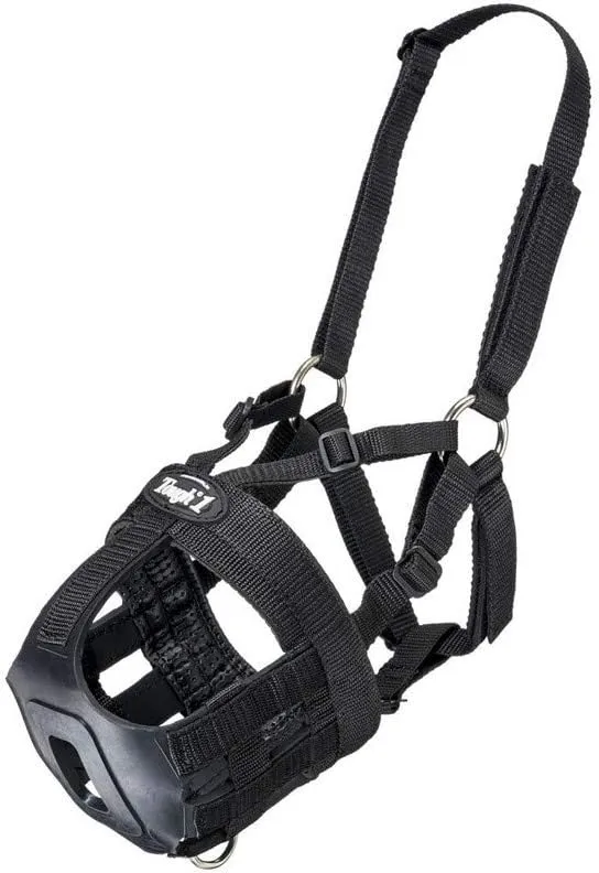 Tough 1 Easy Breathe V Grazing Muzzle A Mini Black