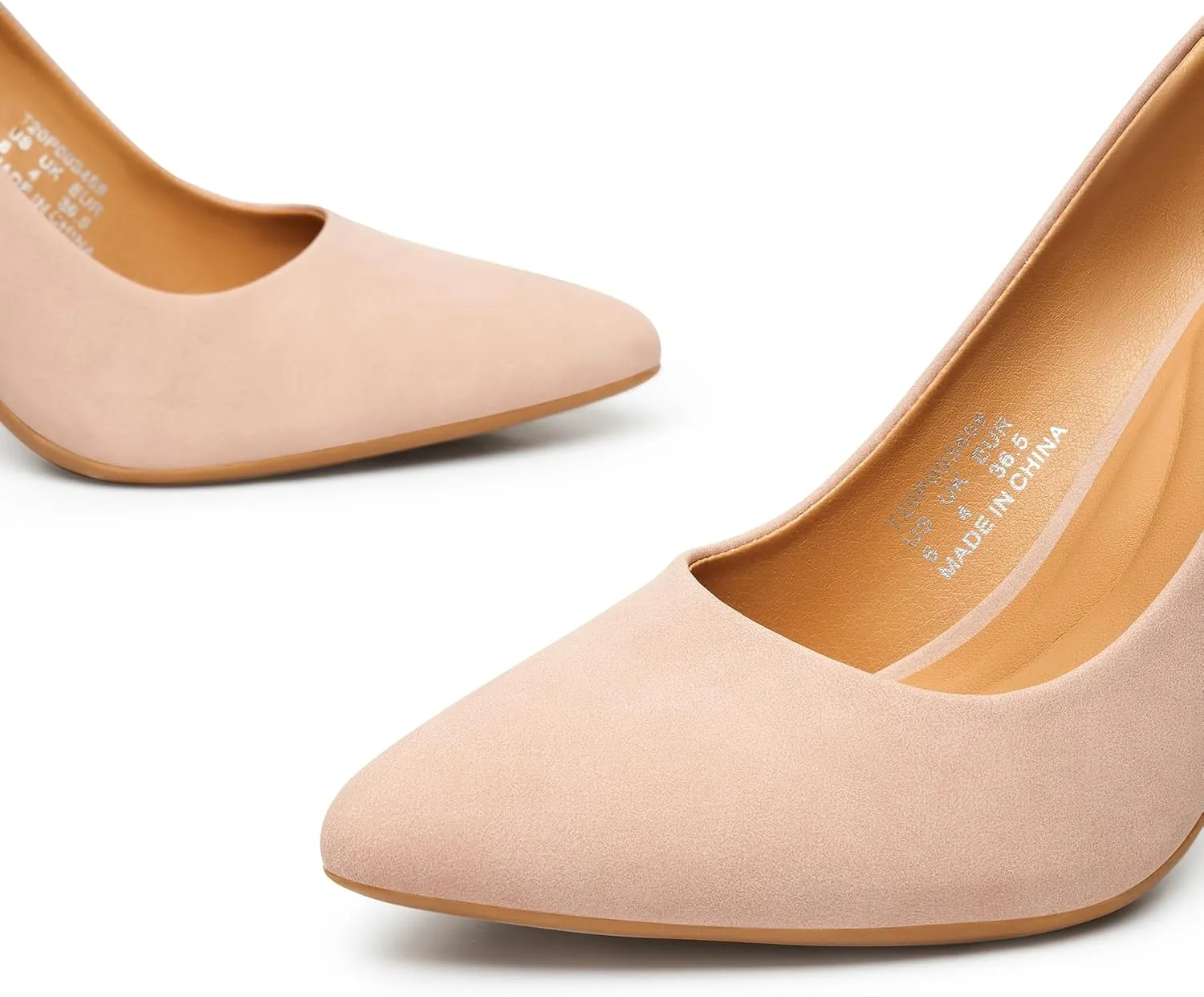 Trary Women’s Slingback Pumps, Black Heels Gold Heels Nude Pink Red Heels, Pointed Toe High Heels for Women Sexy Stiletto Heels Buckle Ankle Strap Closed Toe Pumps Office Party Prom Dress Shoes