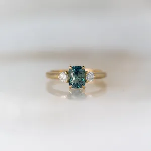 Trinity Diamond Montana Sapphire Ring