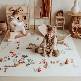 Trixie EVA 9 Piece Puzzlemat - Alphabet/Terrazzo