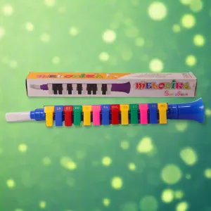 Trumpet Shaped 13 Key Note Melodica Portable Wind Piano Toy for Kids