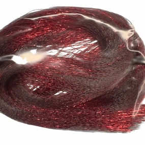 Tulip Red X25 Doll Grade Tinsel Shiny Doll Hair