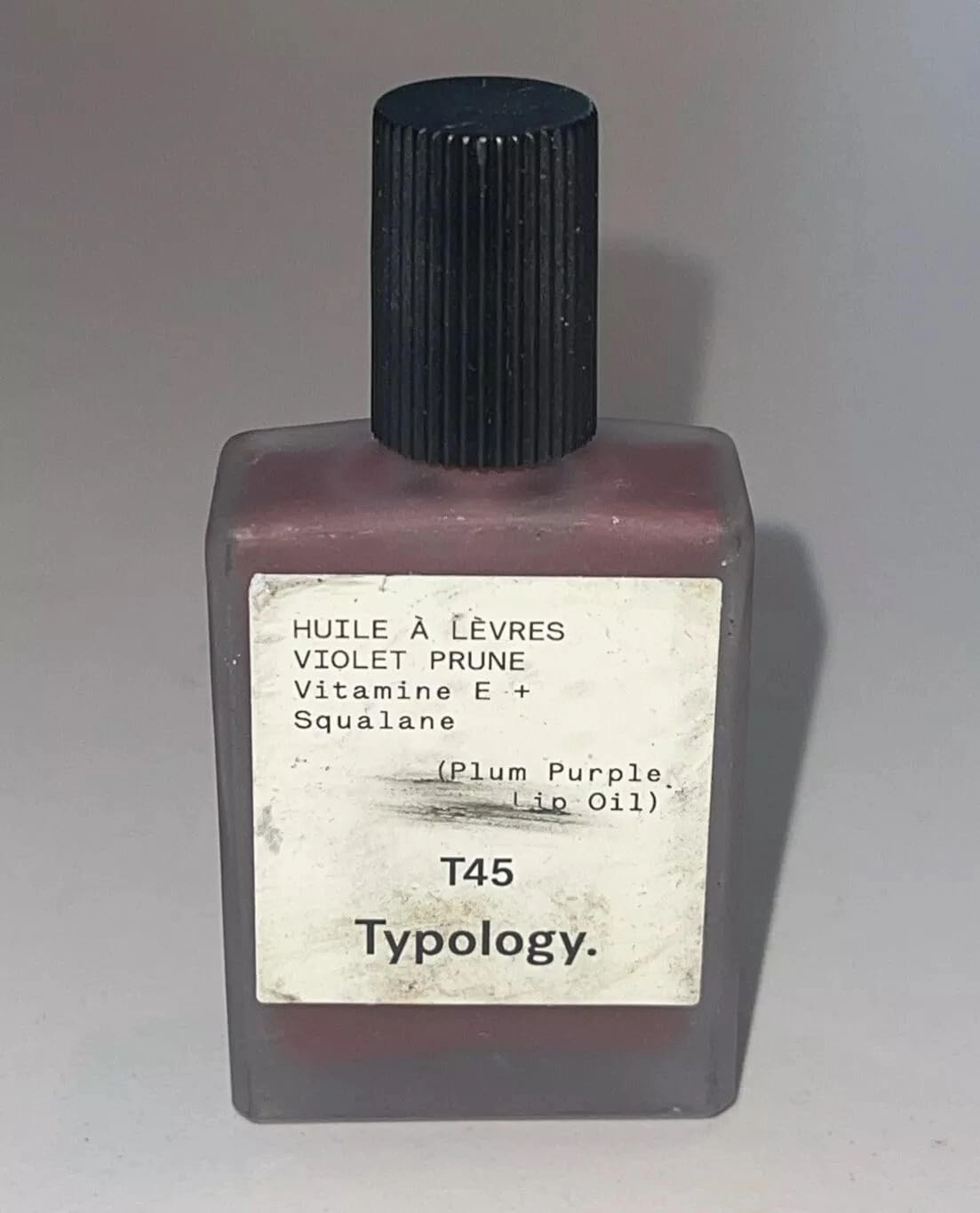Typology Tinted Lip Oil - Shade 5 Plum Purple & Complimentary Sheet Masque