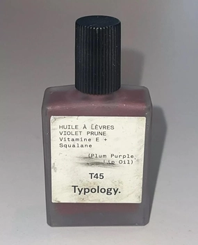 Typology Tinted Lip Oil - Shade 5 Plum Purple & Complimentary Sheet Masque