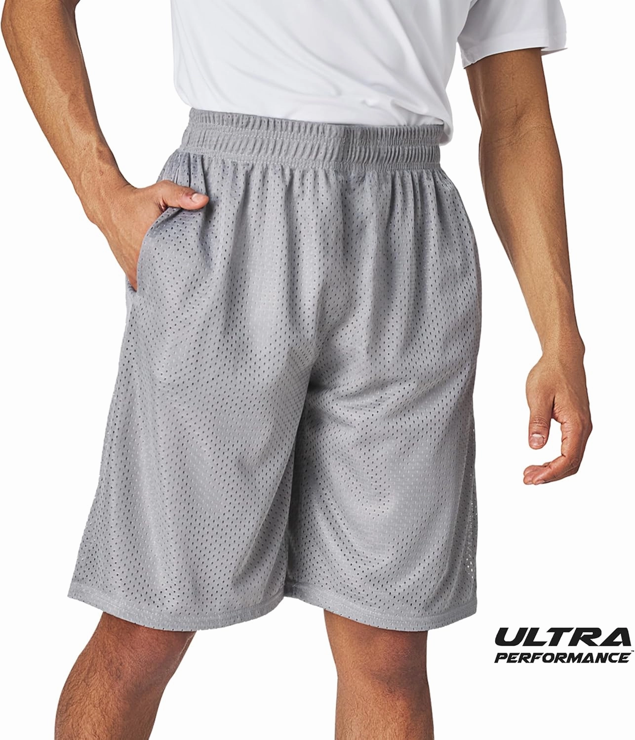 Ultra Performance Men's Athletic Mesh Short's 3 Pack Mens Basketball Shorts Gym Workout & Sport Short with Pockets for Men