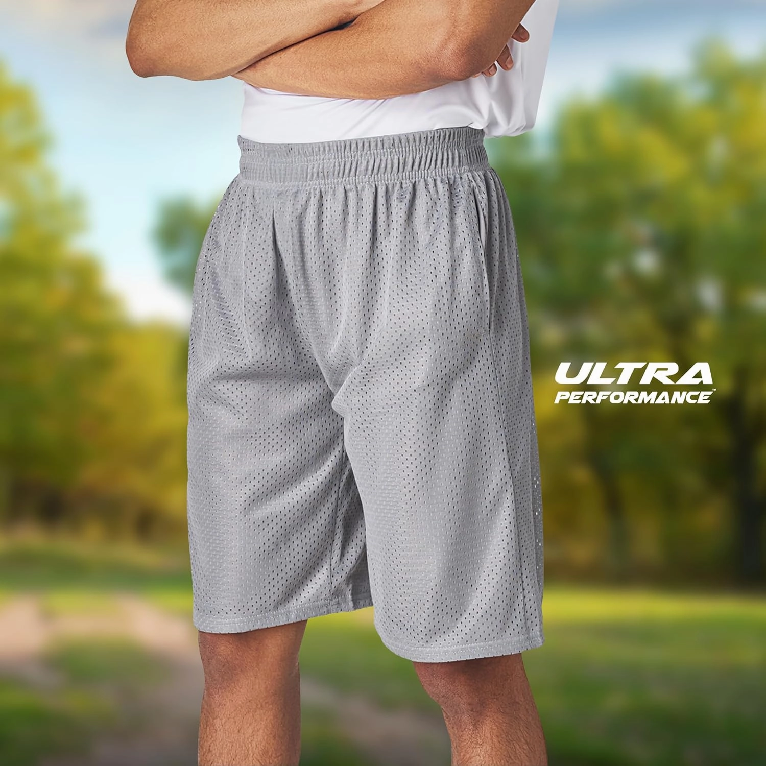 Ultra Performance Men's Athletic Mesh Short's 3 Pack Mens Basketball Shorts Gym Workout & Sport Short with Pockets for Men