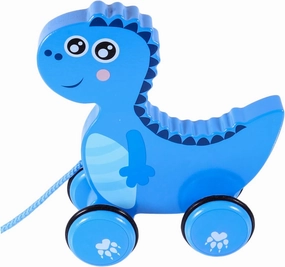 UPKOCH 1Pc Dinosaur Pull Along for Educational Drag Car for Showers and Birthdays and Safe Design for Aged