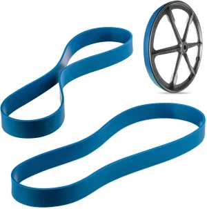 Urethane Band Saw Tires - Set of 2 - fits - ELEKTRA BECKUM BAS 315 - Precise Blade Tracking - Installation Tool - Instruction - Made in USA