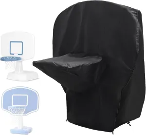 utdoor Pool Basketball Hoop Cover Poolside High Density Waterproof Dustproof Swimming Pool Basketball Hoop Cover with Adjustable Drawstring & Double Zipper 24"D x 37.5"W x 43"H Black