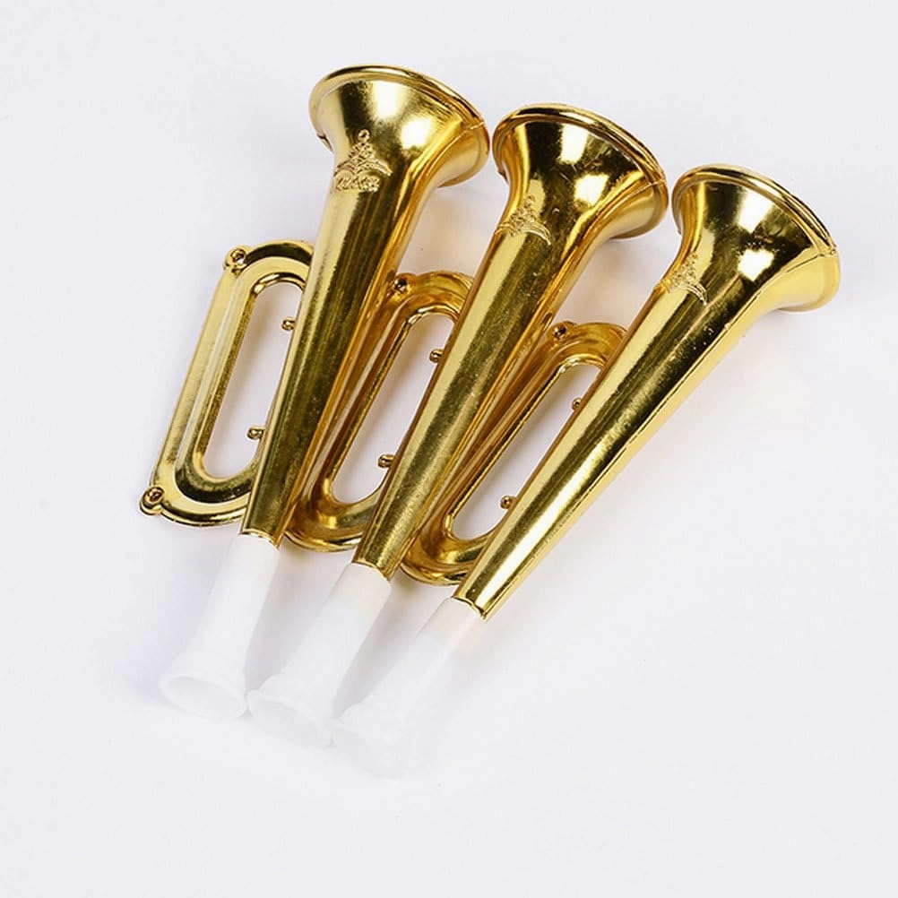 Vaguelly 10pcs Portable Boy Girl Trumpet Toy Wear-Resistant Cheer Props for Parties Ceremonies and Outdoor Activities Fun Gathering Accessory for Boys and Girls