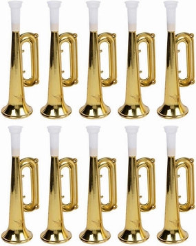 Vaguelly 10pcs Portable Boy Girl Trumpet Toy Wear-Resistant Cheer Props for Parties Ceremonies and Outdoor Activities Fun Gathering Accessory for Boys and Girls