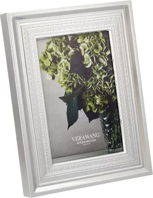 Vera Wang Silverplate With Love Photo Frame-Holds 4X6"