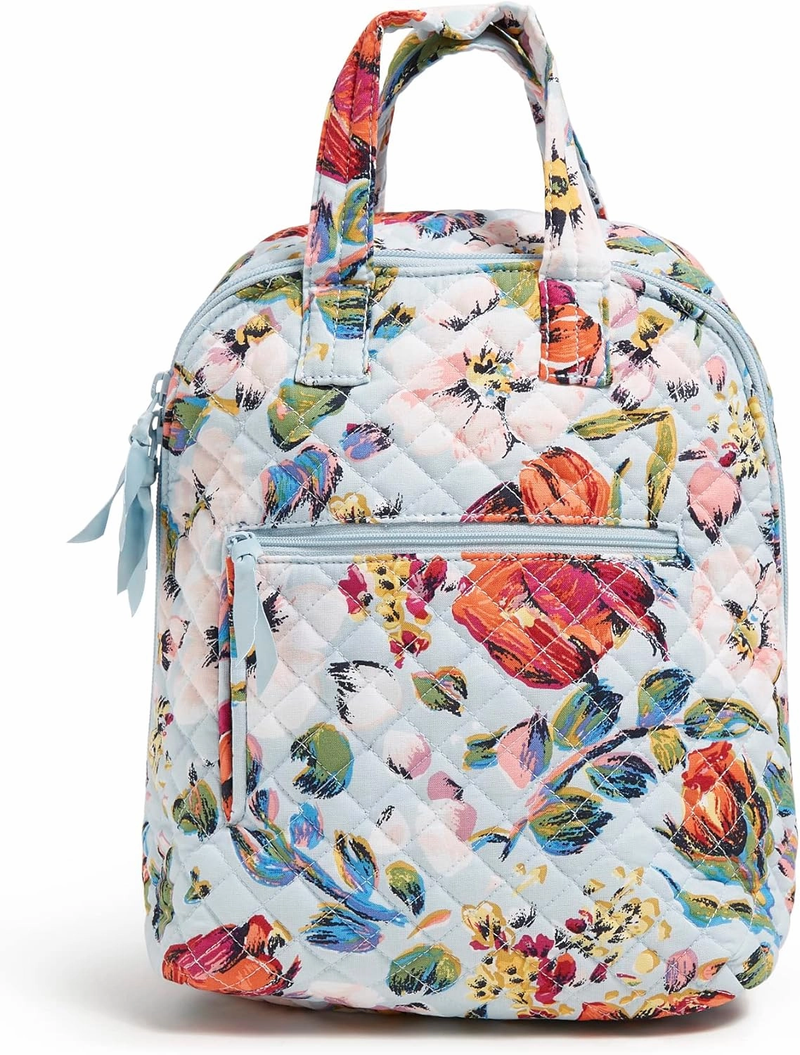 Vera Bradley Women's Cotton MiniTotepack Backpack, Sea Air Floral - Recycled Cotton, One Size
