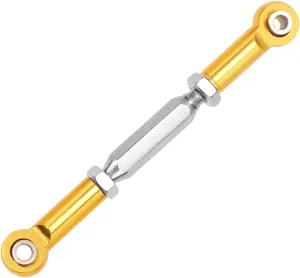 VICASKY 6pcs Adjustable Pull Rods for Steering Linkage Turnbuckle Rods for Racing Truck Upgrade Parts Yellow