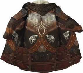 Viking Hooded Coat Valhalla Warrior Armor Faux Cashmere Cloak Men's Nordic Cosplay Costumes Casual Jacket