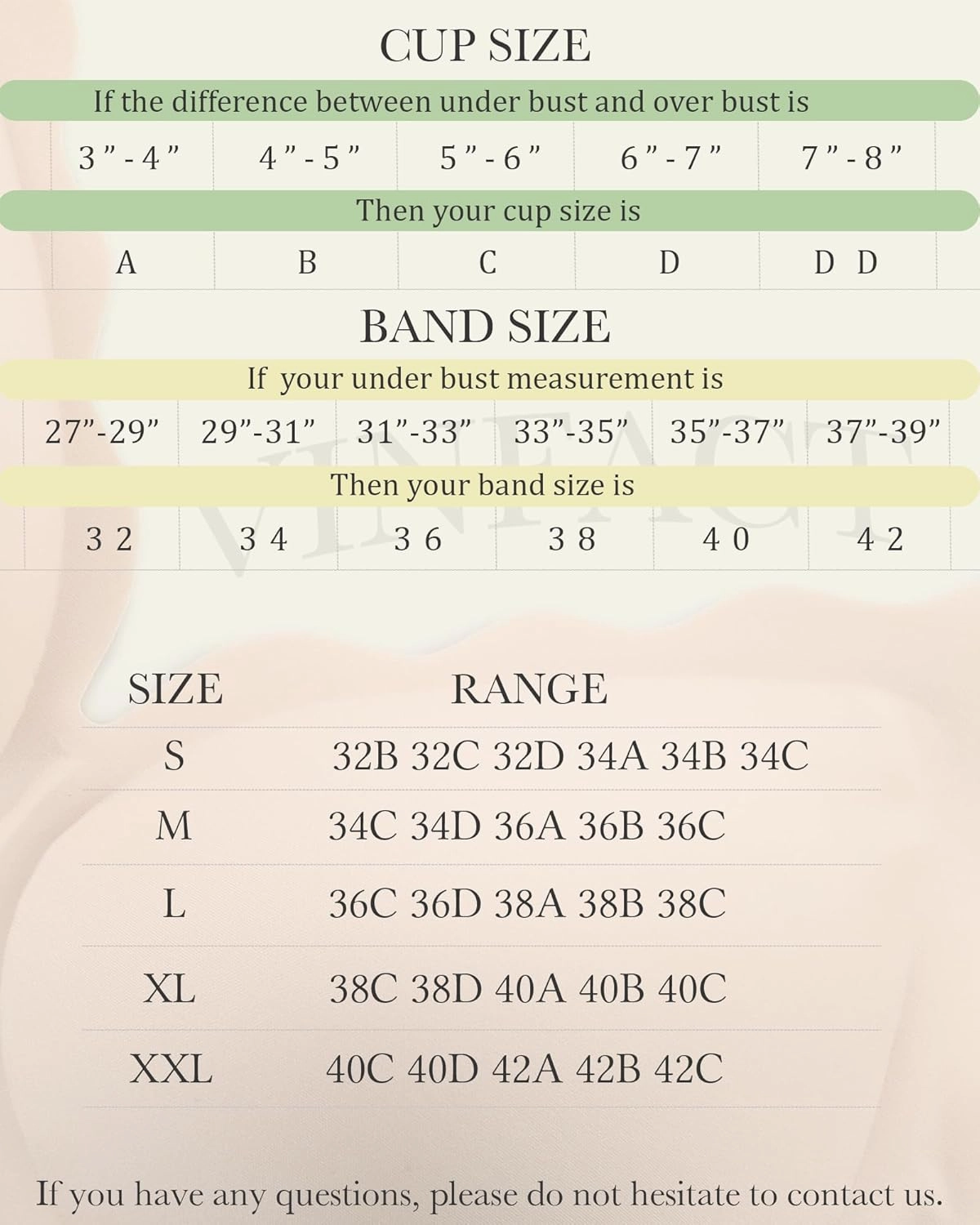 Vinfact Plunge V Bras for Women No Underwire Wireless Full Coverage Bralette Seamless T Shirt Everyday Sleep Bra