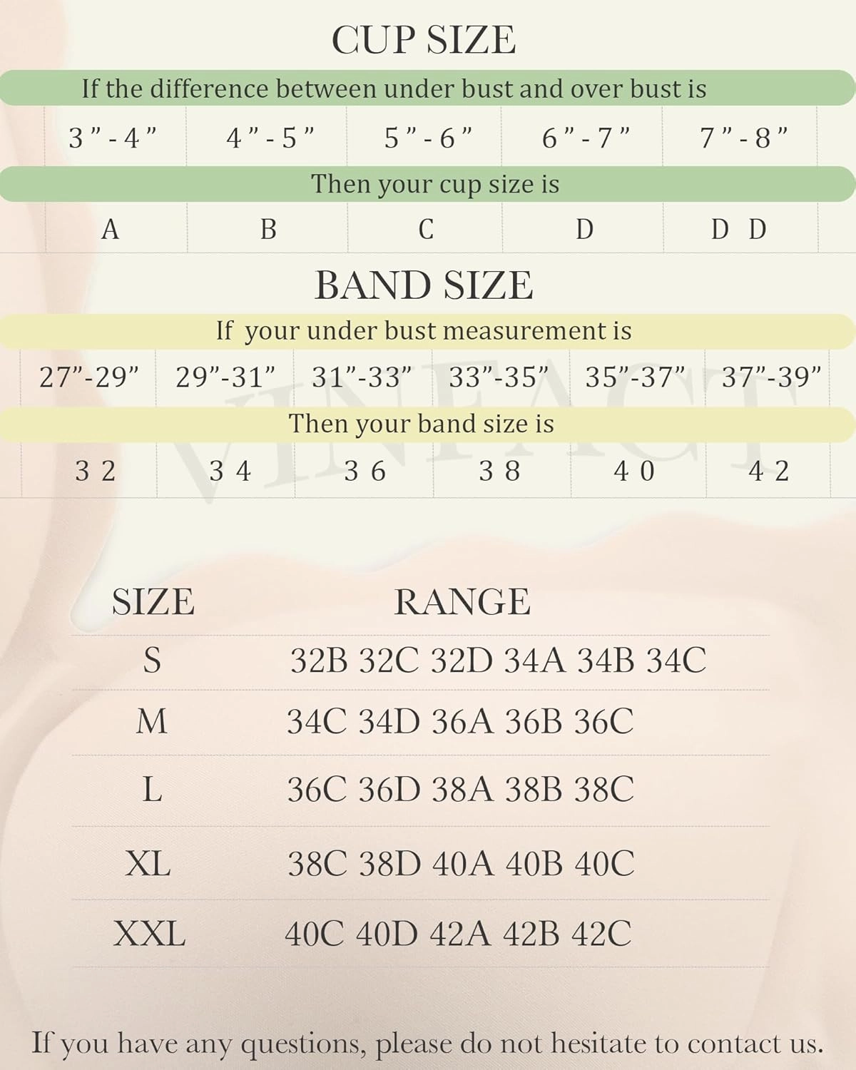 Vinfact Plunge V Bras for Women No Underwire Wireless Full Coverage Bralette Seamless T Shirt Everyday Sleep Bra