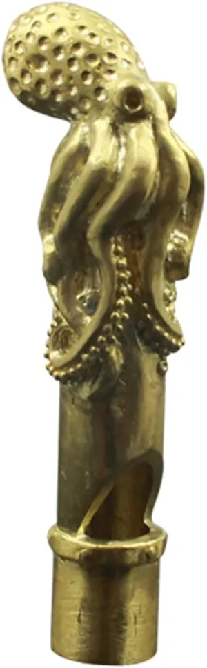 Vintage Copper Referee Whistle Octopus Design Outdoor Sports Whistle for Teachers and Outdoor Enthusiasts Compact and Convenient Decor Tool