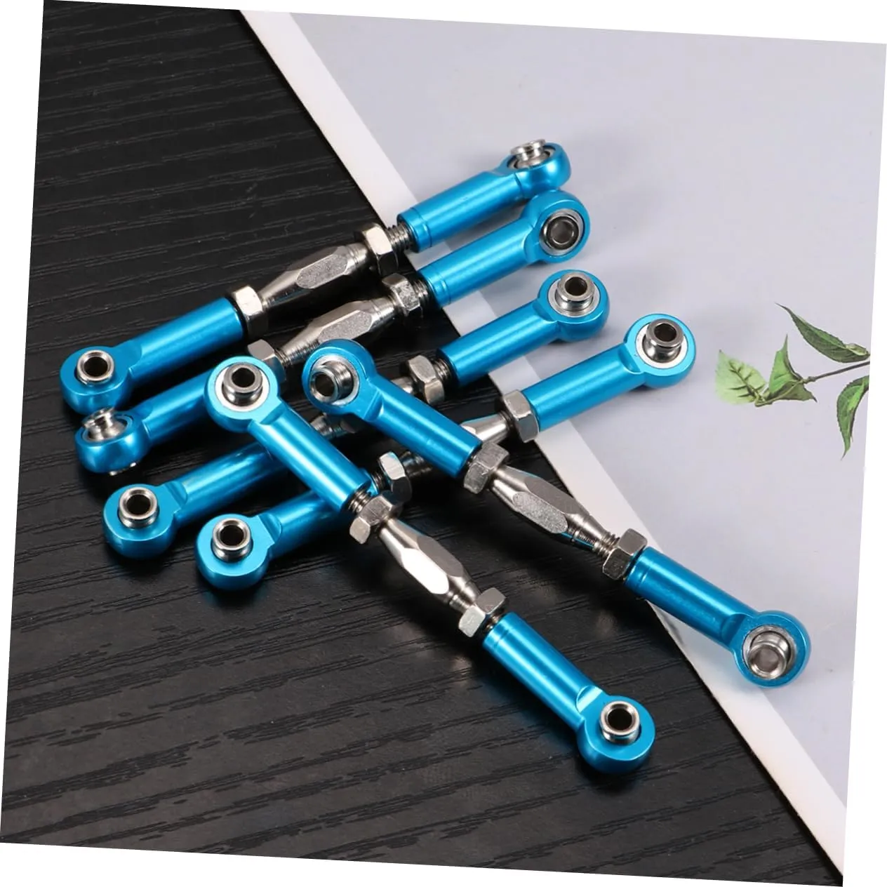 Wakauto 18pcs Turnbuckle Rod Linkage for Epxhsp Racing Truck Buggy Upgrade Parts Design Easy Installation Enhanced Performance