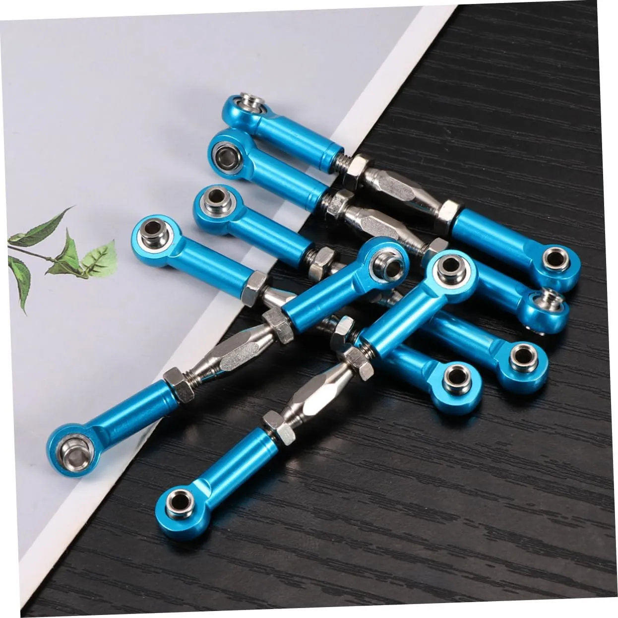 Wakauto 18pcs Turnbuckle Rod Linkage for Epxhsp Racing Truck Buggy Upgrade Parts Design Easy Installation Enhanced Performance