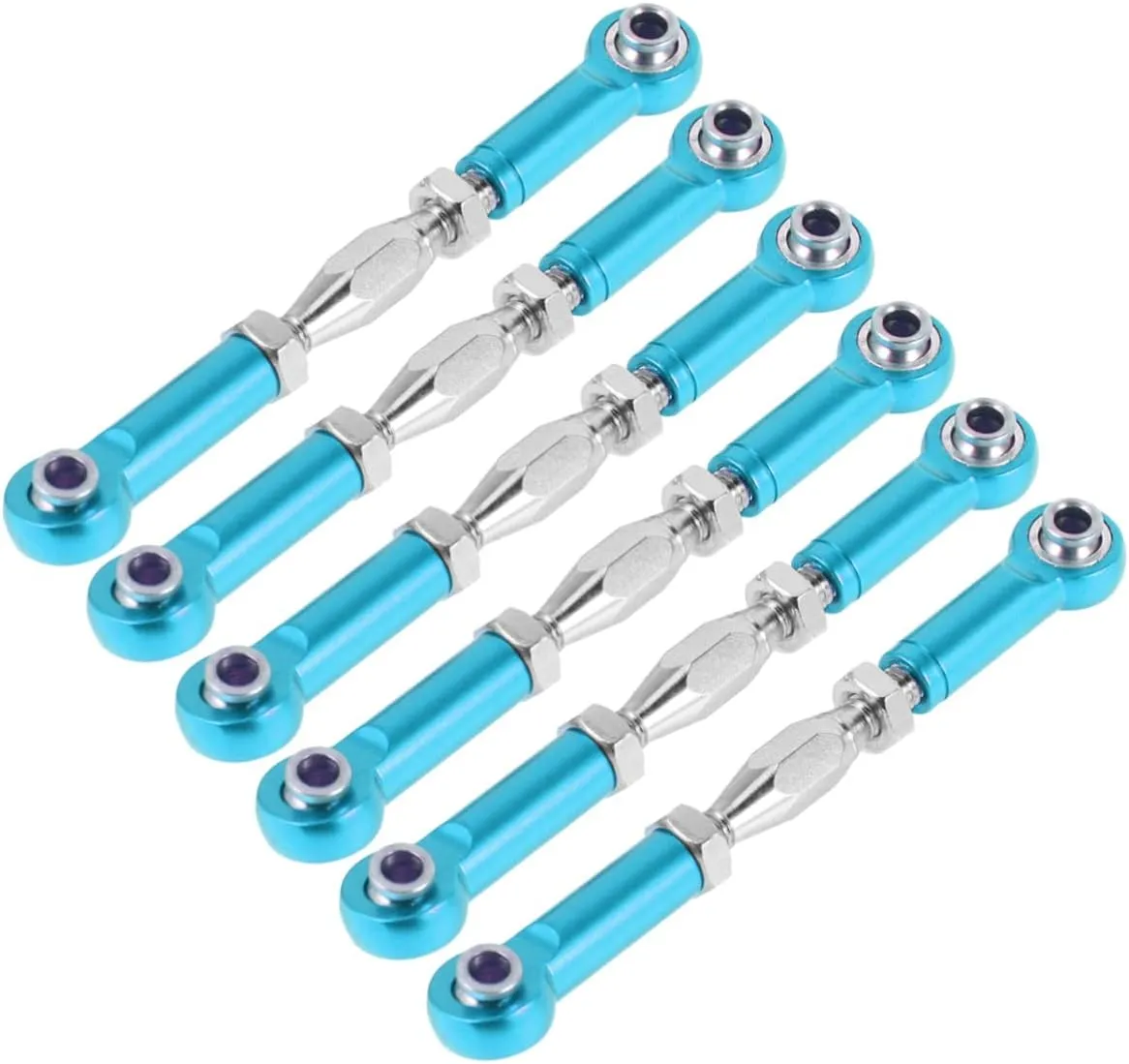 Wakauto 18pcs Turnbuckle Rod Linkage for Epxhsp Racing Truck Buggy Upgrade Parts Design Easy Installation Enhanced Performance