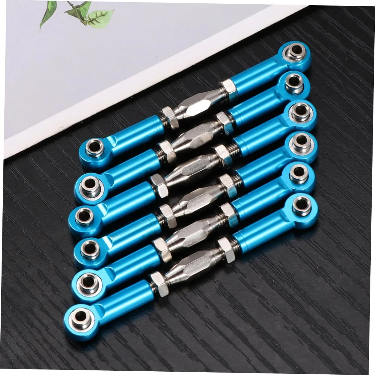 Wakauto 18pcs Turnbuckle Rod Linkage for Epxhsp Racing Truck Buggy Upgrade Parts Design Easy Installation Enhanced Performance