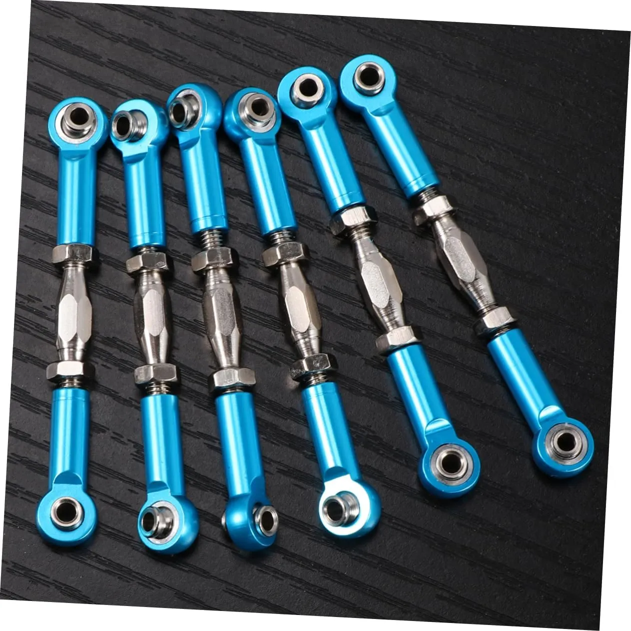 Wakauto 18pcs Turnbuckle Rod Linkage for Epxhsp Racing Truck Buggy Upgrade Parts Design Easy Installation Enhanced Performance