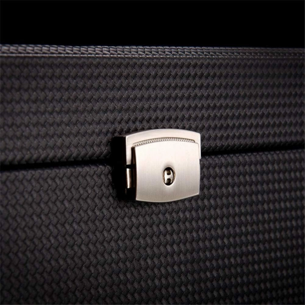Watch Box Organizer Carbon Fiber Leather 10 Epitope Watch Display Box Watch Storage Box Transparent Sunroof With Lock Watch Holder